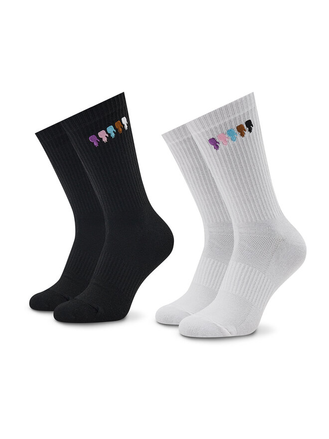 KARL LAGERFELD 2er-Set hohe Damensocken KARL LAGERFELD Pride 225W6002 Bunt