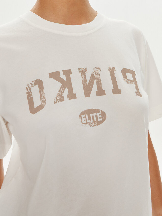 PINKO Pinko T-Shirt Tiramisu 104269 Λευκό Reglan Fit