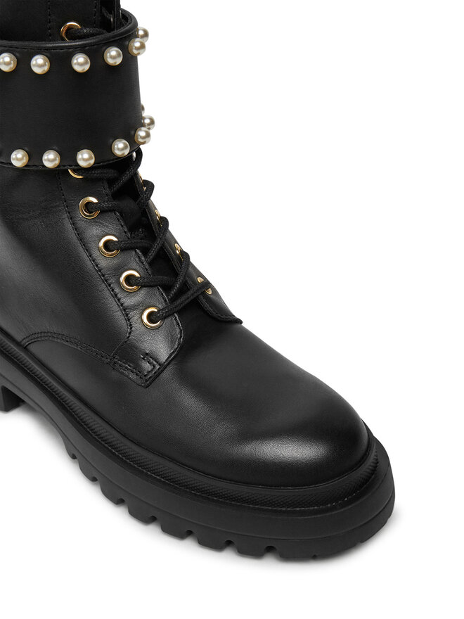 LOVE MOSCHINO Schnürstiefeletten LOVE MOSCHINO JA24235G0LIA0000 Schwarz