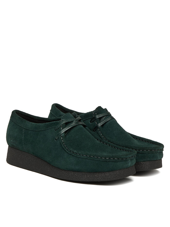 Clarks Halbschuhe Clarks WallabeeEVOSh 26184613 Grün