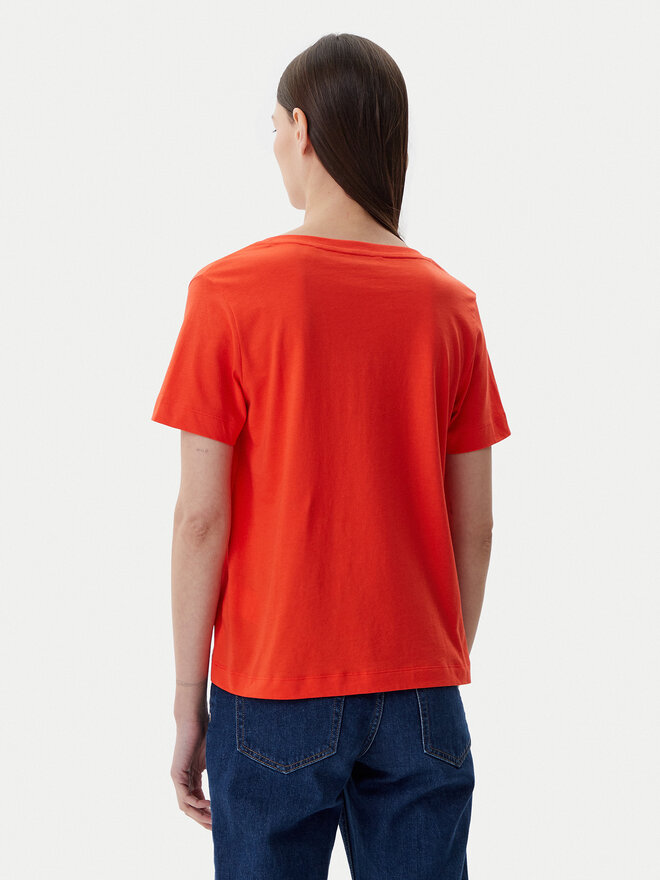 Gant Gant Marškinėliai Shield 4200750 Oranžinė Regular Fit