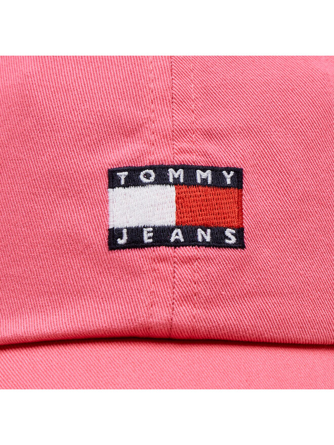 Tommy Jeans Gorra con visera Tommy Jeans Heritage AW0AW15848 Rosa