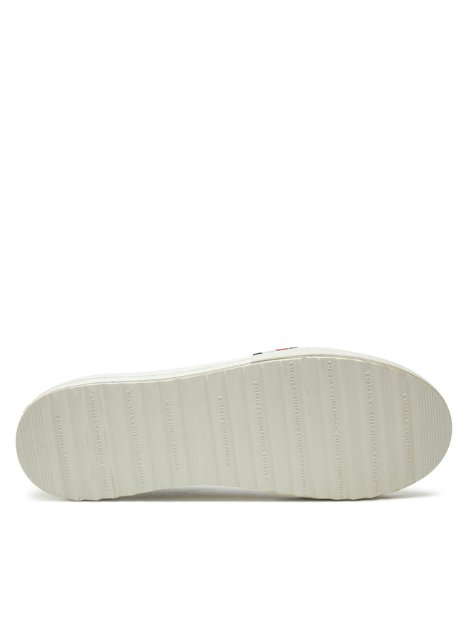 Tommy Hilfiger Αθλητικά Tommy Hilfiger Th Hi Vulc Cleat Low Lth FM0FM05452 Λευκό