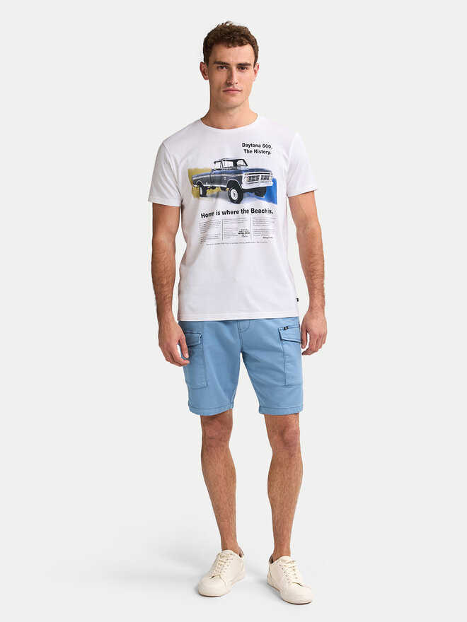 Petrol Industries Petrol Industries Camiseta M-1050-TSR604 Blanco Regular Fit