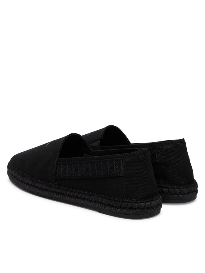 Calvin Klein Espadrilles Calvin Klein Espadrille Webbing Cv HM0HM02075 Schwarz