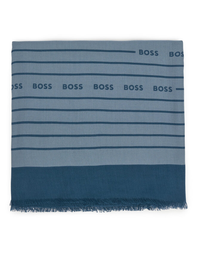 BOSS Хустка BOSS Laik 50521800 Голубий