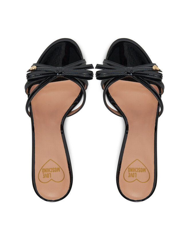 LOVE MOSCHINO Klapki LOVE MOSCHINO JA28036G1MIH0000 Czarny