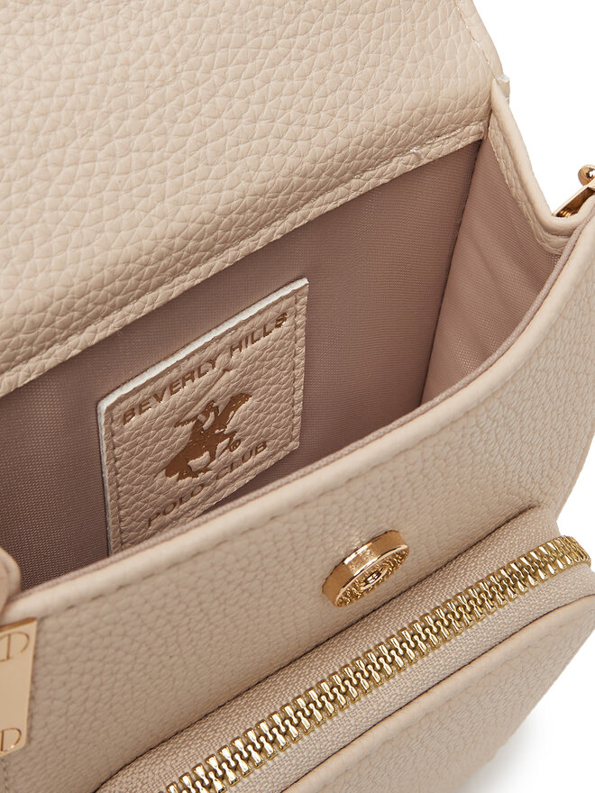 Beverly Hills Polo Club Torebka Beverly Hills Polo Club BHPC-L-007-07 Beżowy