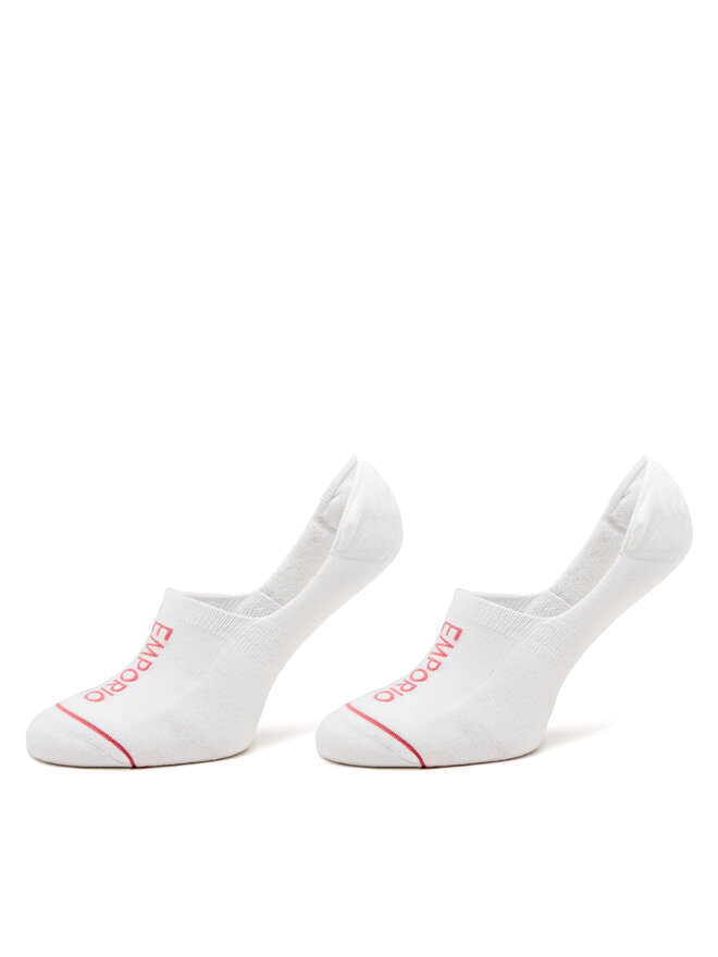 Emporio Armani 2er-Set Damen Sneakersocken Emporio Armani 292315 4R227 00010 Weiß