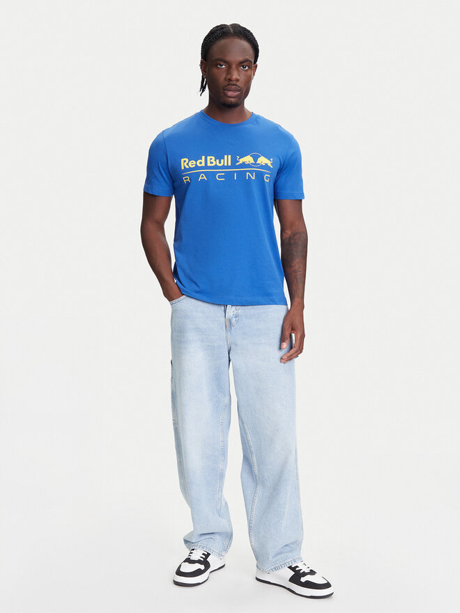 Pepe Jeans Pepe Jeans Marškinėliai Red Bull Racing Logo RM500016 Mėlyna Regular Fit