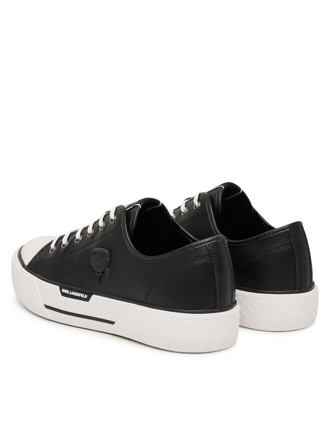 KARL LAGERFELD Sneakers aus Stoff KARL LAGERFELD Kampus Max III KL50470N Schwarz