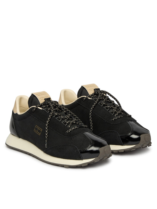 Tommy Jeans Sneakers Tommy Jeans Tjw Retro Archive Runner Suede EN0EN03125 Schwarz