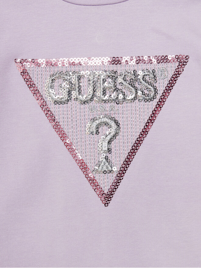 Guess Guess Camiseta K4GI11 K6YW4 Violeta Regular Fit
