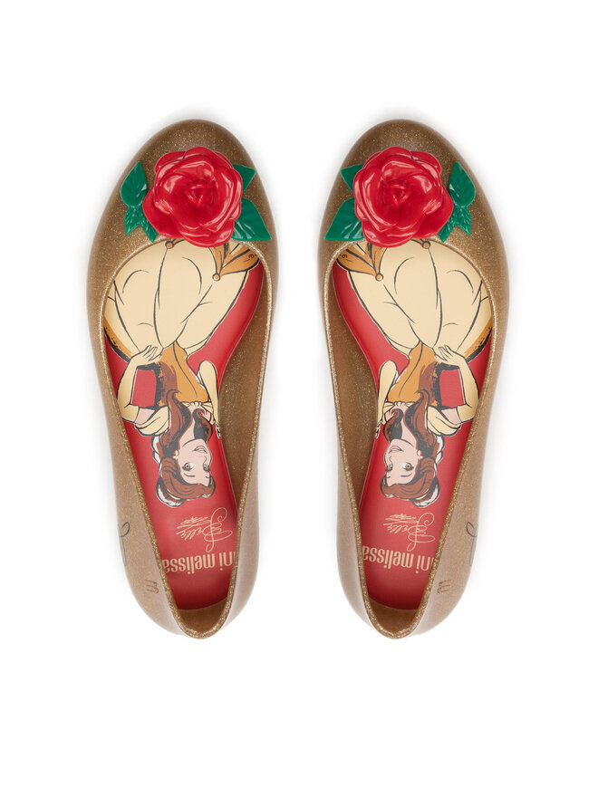 Melissa Балетки Melissa Mini Melissa Sweet Love + Disn 33448 Золотий
