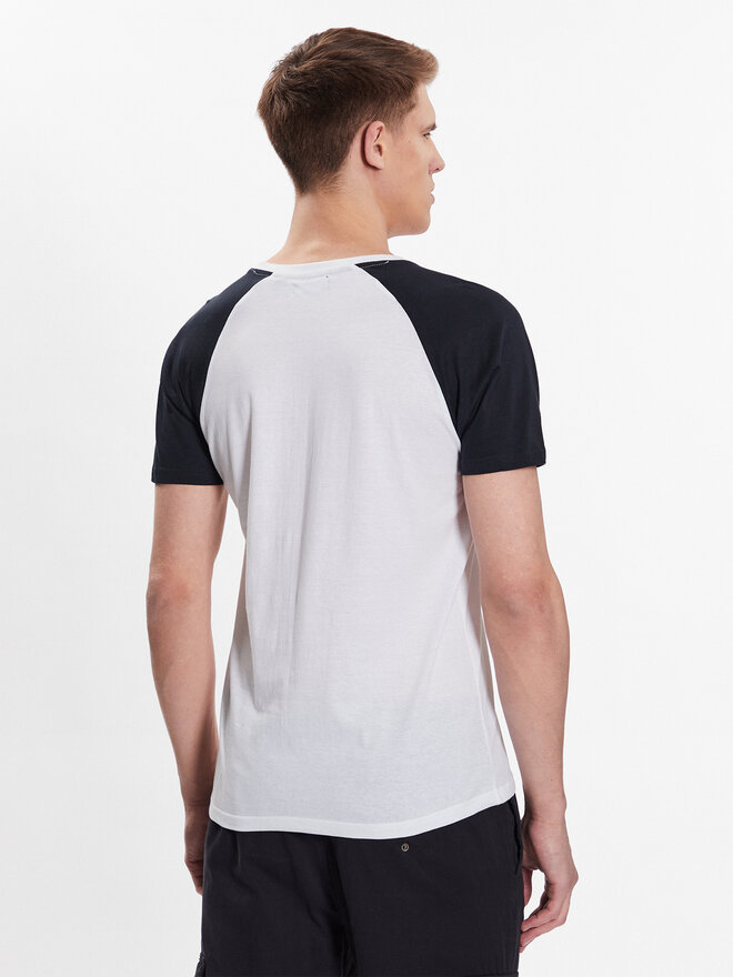 Brave Soul Brave Soul Camiseta MTS-149BAPTISTK Blanco Regular Fit