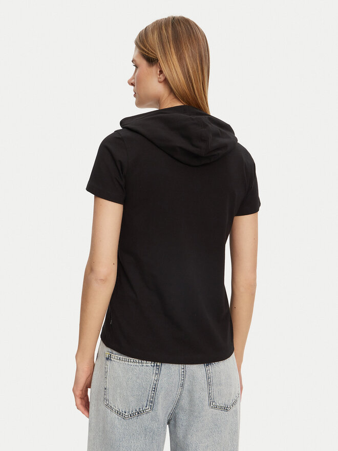 Guess Guess T-Shirt W5GP28 J1314 Μαύρο Regular Fit