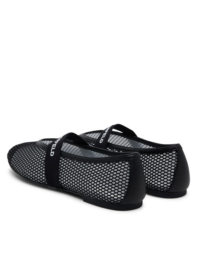 KARL LAGERFELD Baleriny KARL LAGERFELD KL40125 Czarny