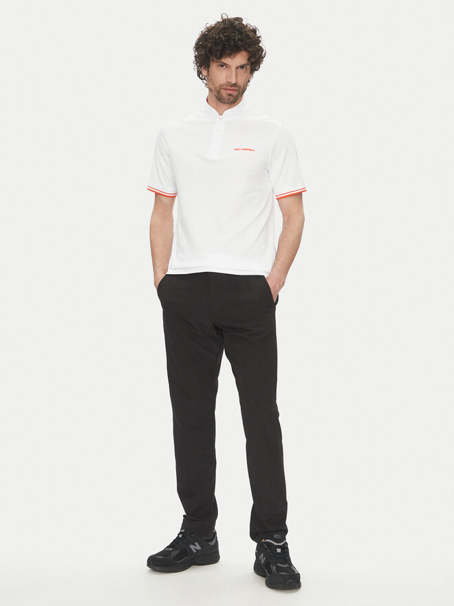 KARL LAGERFELD KARL LAGERFELD Poloshirt 745022 552232 Weiß Regular Fit