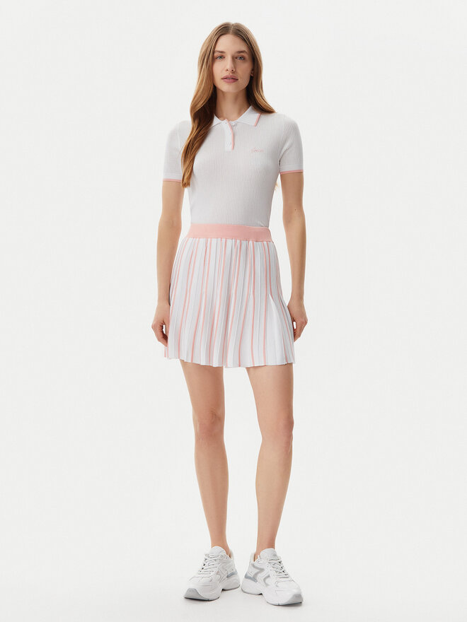 Guess Guess Pólóing V5GP00Z3D60 Fehér Slim Fit