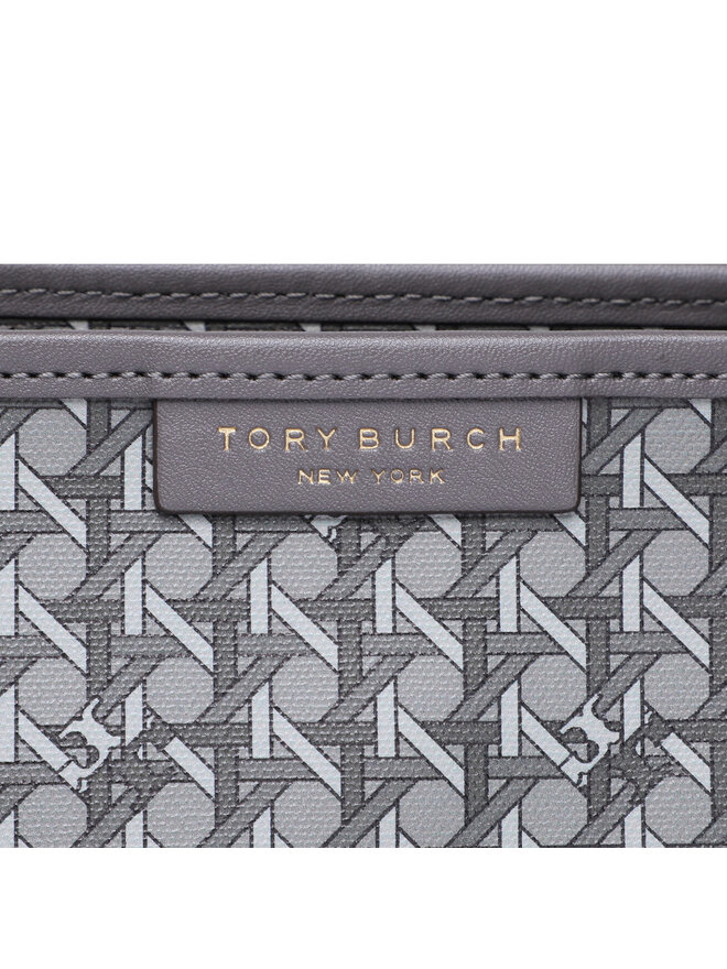 Tory Burch Сумка Tory Burch Basketweave Tote 145634 Сірий