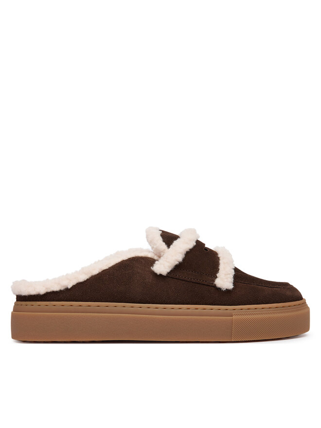 Inuikii Pantoletten Inuikii Mule Wool 1004.017.0011 Braun