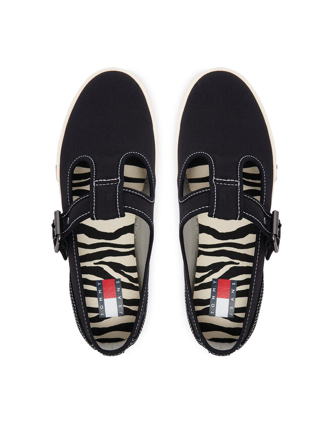 Tommy Jeans Sneakers aus Stoff Tommy Jeans Archive Y2K Mary Jane EN0EN03048 Schwarz
