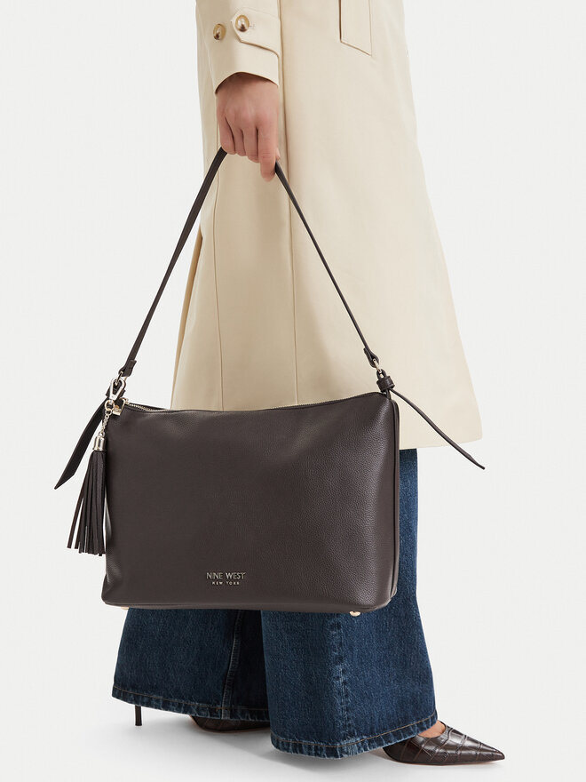 Nine West Handtasche Nine West CEO-PRINCE STAR-LDA9530 Braun