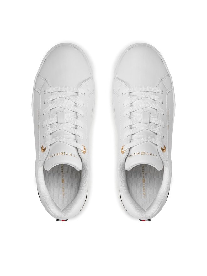 Tommy Hilfiger Сникърси Tommy Hilfiger Elevated Essential Court Sneaker FW0FW07635 Бял