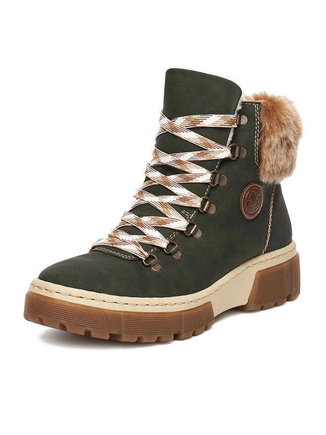 Rieker Schnürschuhe Rieker CEO-X8647-54 Grün