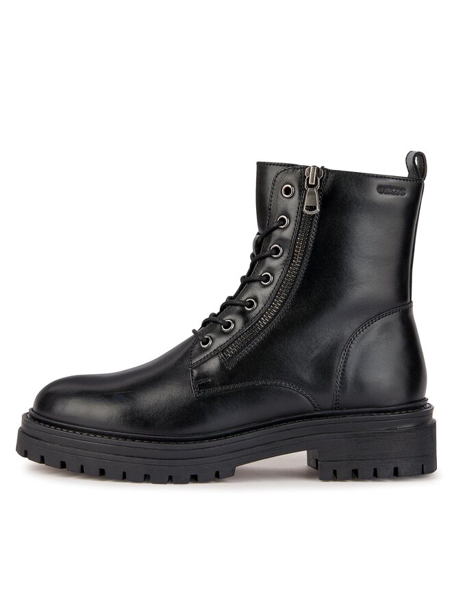 Geox Členková obuv Geox D Iridea D36HRK 00043 C9999 Čierna