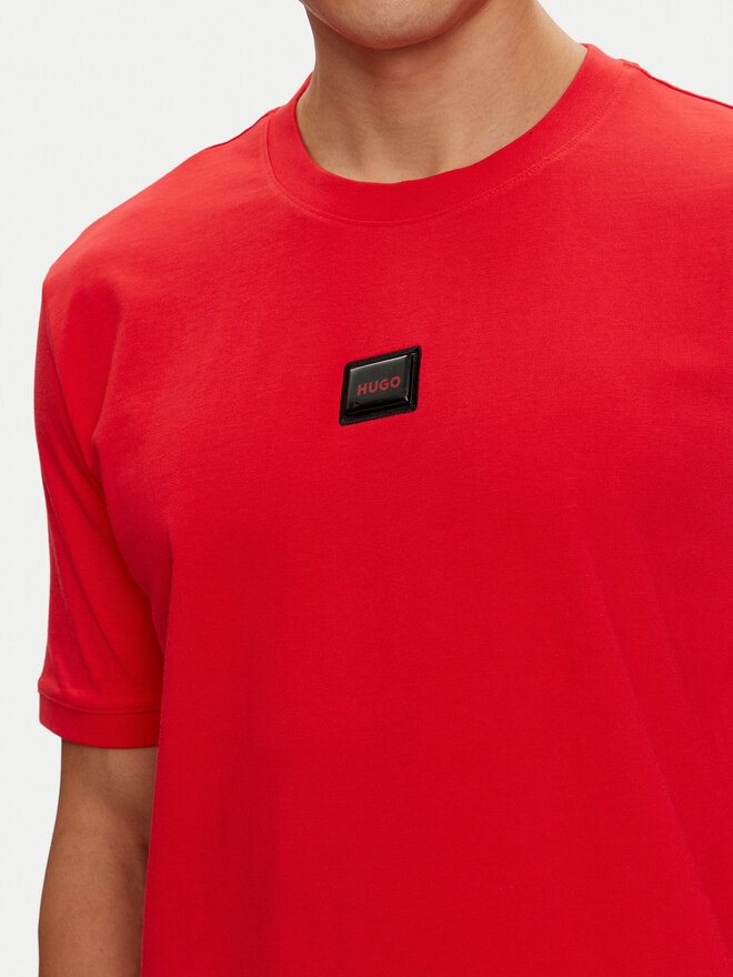 HUGO HUGO Camiseta Diragolino_Gel 50528171 Rojo Regular Fit