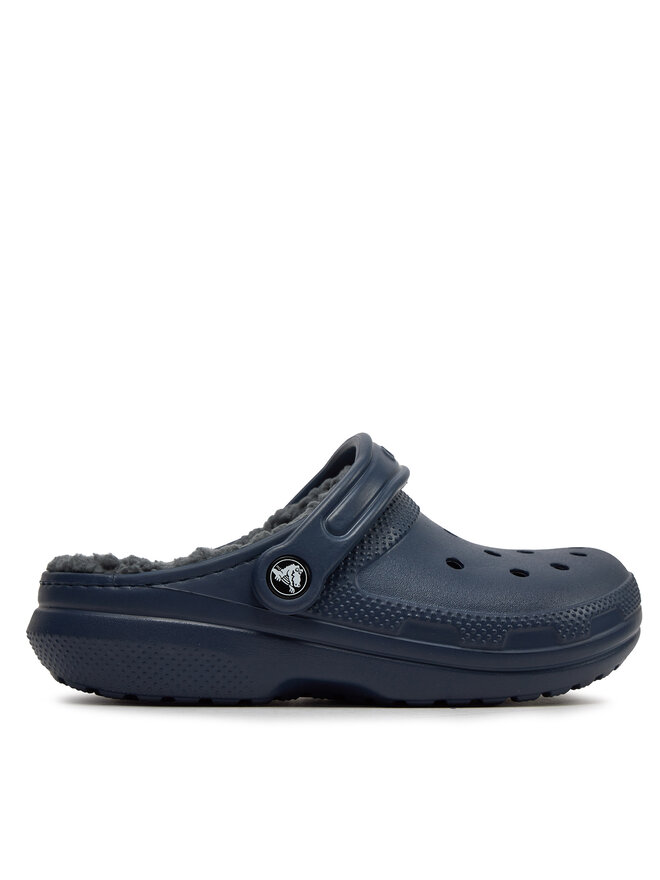 Crocs Şlapi Crocs Classic Lined Clog 203591 Bleumarin