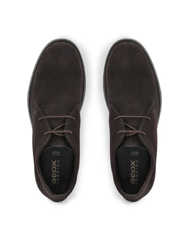 Geox Schnürschuhe Geox U Claudio A U0458A 00022 C6024 Braun