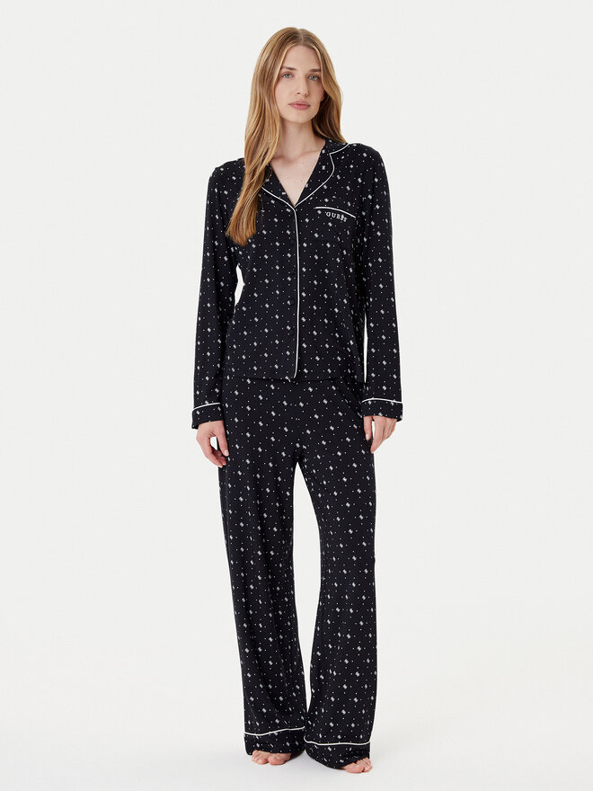 Guess Guess Pijama O5RX08 KCIN2 Negro