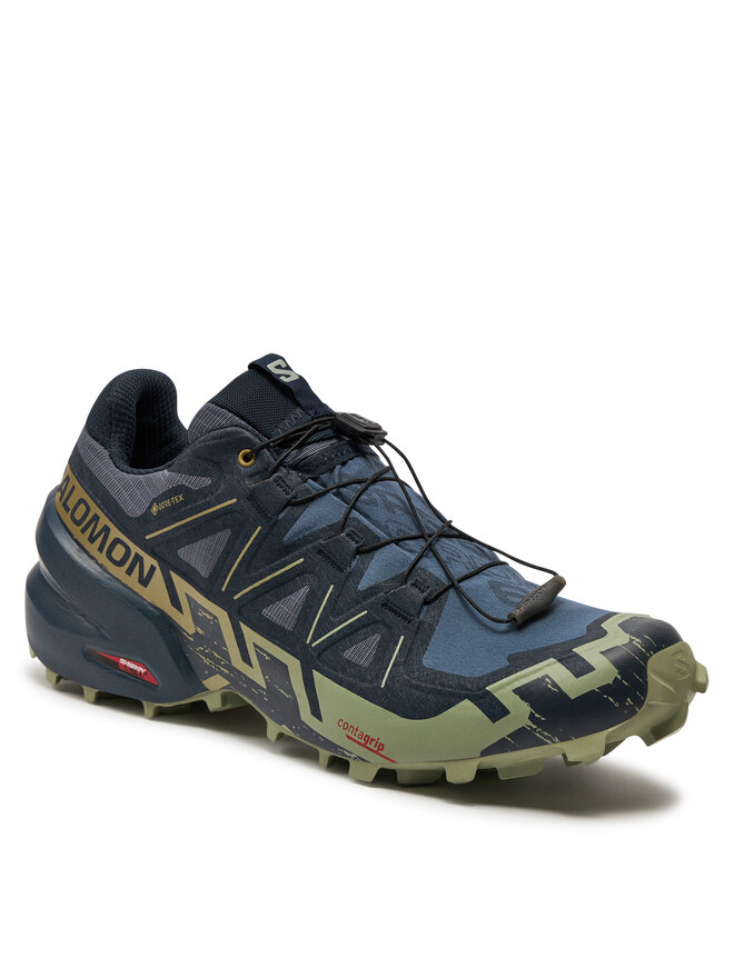 Salomon Pantofi pentru alergare Salomon Speedcross 6 Gore-Tex L47465500 Bleumarin