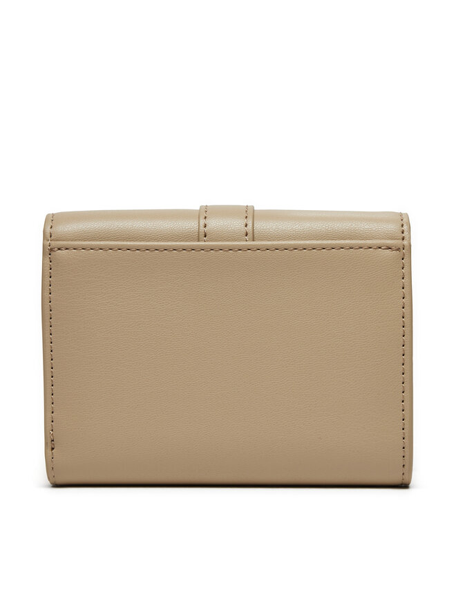 Tommy Hilfiger Pequeña cartera de mujer Tommy Hilfiger Th Heritage Med AW0AW16579 Beis