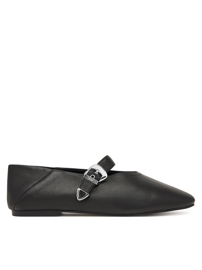 Tommy Jeans Ballerinas Tommy Jeans Tjw Ballerina Nappa Leather EN0EN03043 Schwarz