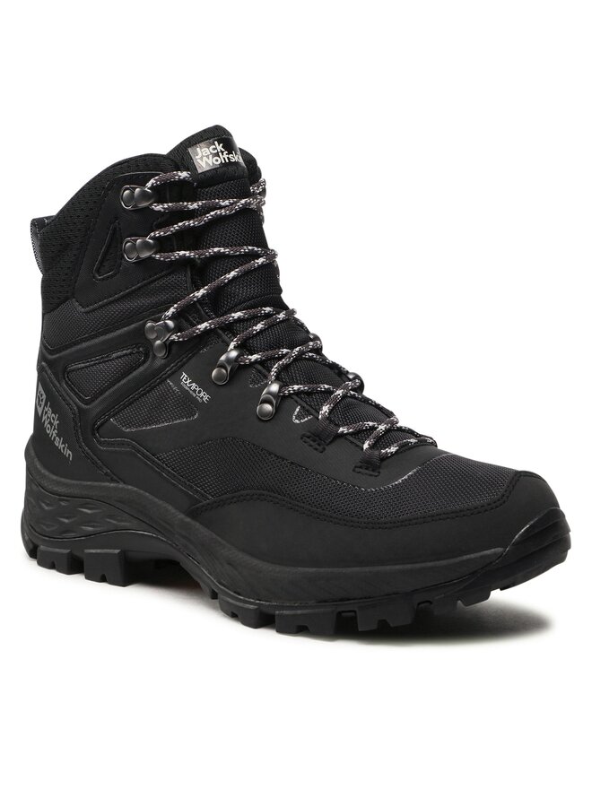 Jack Wolfskin Трекінгові черевики Jack Wolfskin Rebellion Guide Texapore Mid M 4053791 Чорний