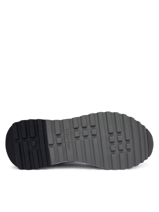 Calvin Klein Sneakers Calvin Klein City Runner Laceup Lth Mix HM0HM02214 Schwarz