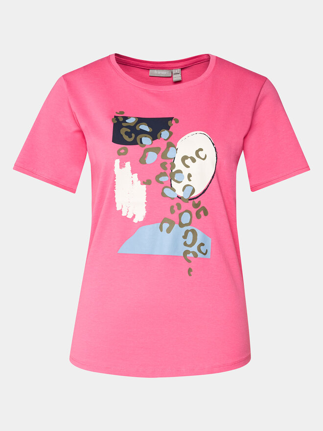 Fransa Fransa Camiseta 20613466 Rosa Regular Fit