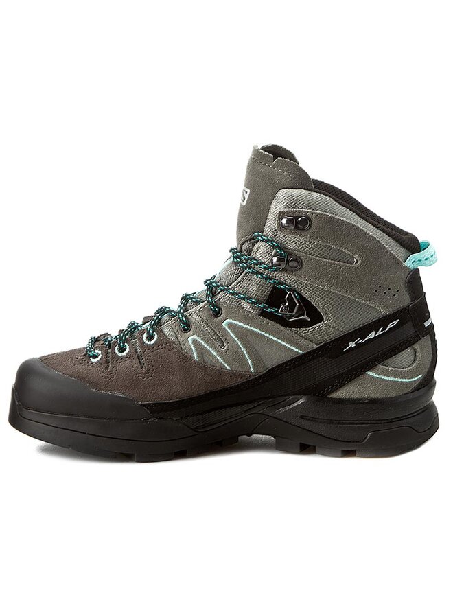 Trekkingschuhe Salomon X Alp Mid Ltr Gtx W GORE TEX 394732 21 V0 Grau eschuhe