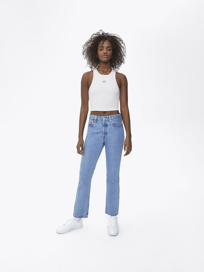 Sprandi Sprandi Felső SP22-TPD101 Fehér Slim Fit