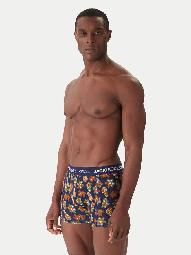 Jack & Jones Jack & Jones Bokszer és zokni szett Gingerbread Giftbox 12285133 Színes