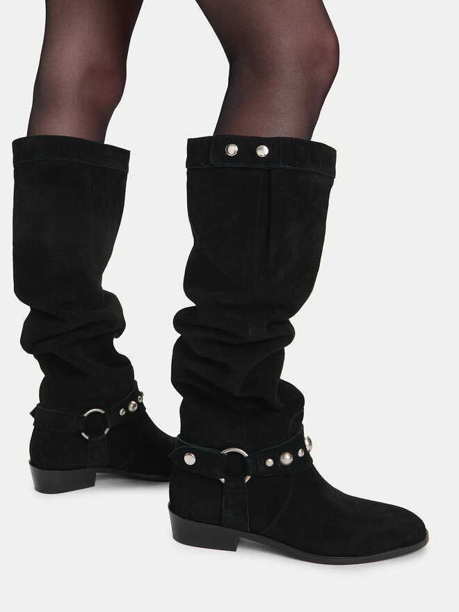 Badura Čizme preko koljena Badura EO-ARIEL-01 Crna