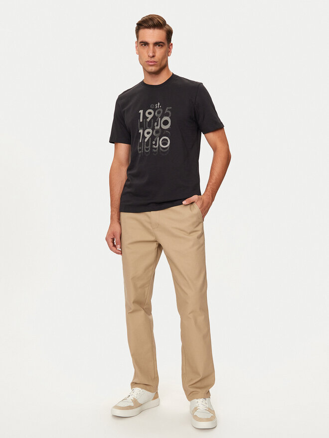 Liu Jo Liu Jo Camiseta QF4242 J4783 Negro Regular Fit