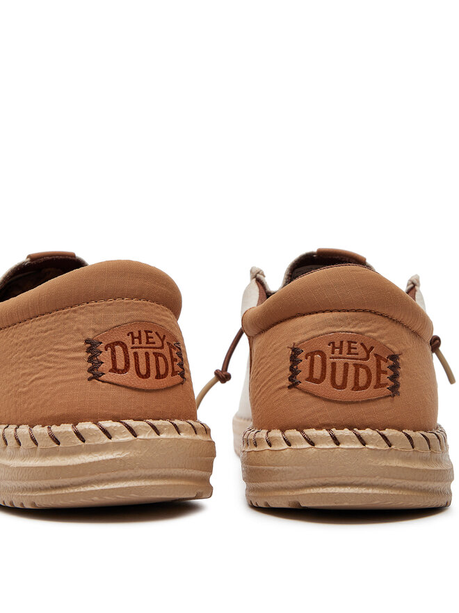 Hey Dude Mokasíny Hey Dude Wally Funk Nylon Craft 40677-2DM Hnedá