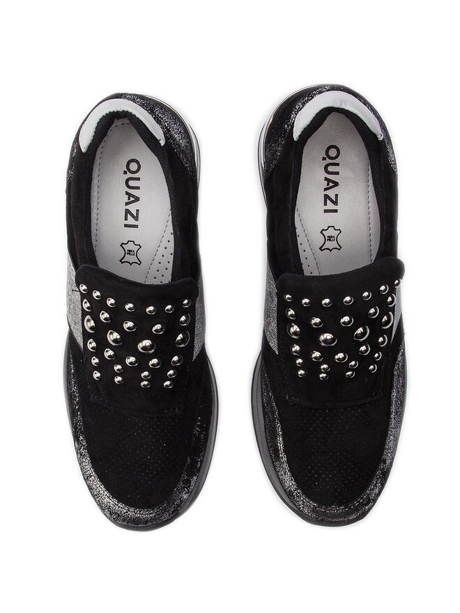QUAZI Sneakersy QUAZI QZ-12-02-000077 Černá