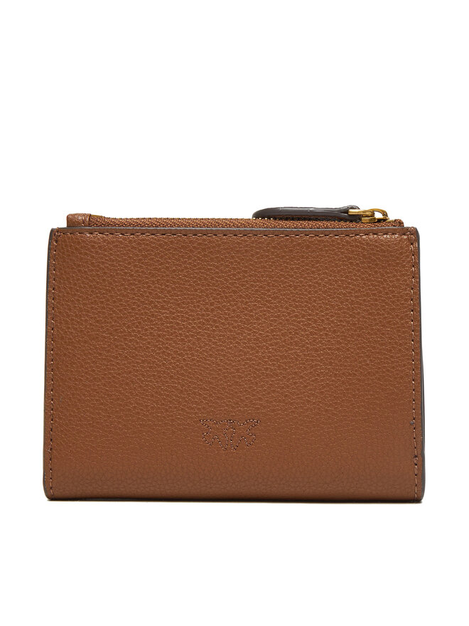 PINKO Velika ženska denarnica PINKO Compact Wallet AI 25-26 PCPL 103612 A29Q Rjava