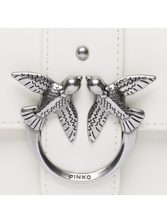 PINKO Kabelka Pinko Love One Pocket C PE 23 PLTT 100061 A0F1 Bílá