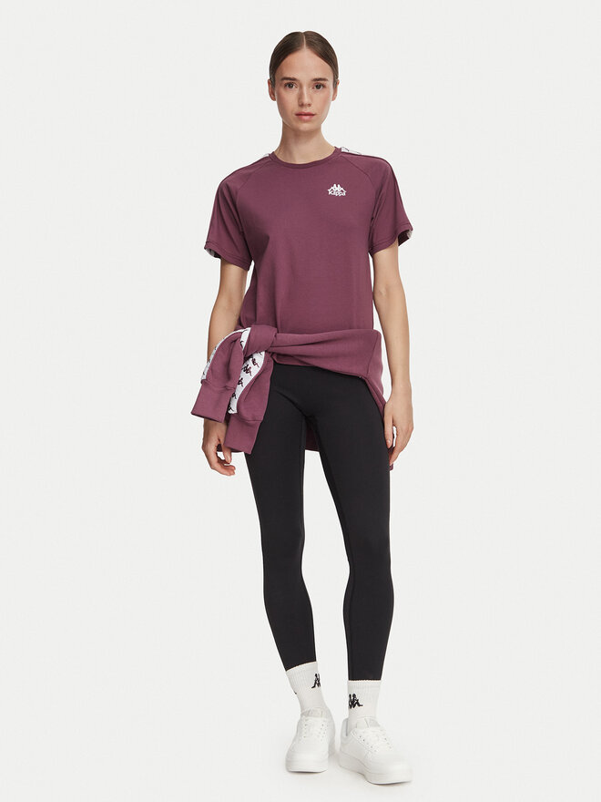 Kappa Kappa Футболка 371U6WW Фіолетовий Regular Fit